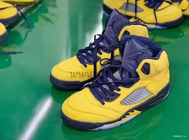 to V Amarillo Air Jordan ship SP GOD Inspire materials Navy 5 Retro Michigan retail PK ready 0610